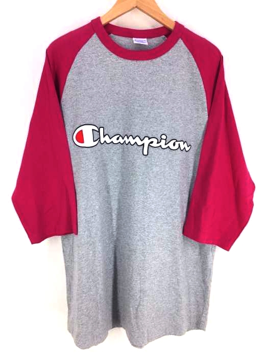 Champion チャンピオン スクリプトロゴ 七分袖tシャツ メンズ L 中古 ブランド古着バズストア の通販はau Pay マーケット ブランド古着のbazzstore バズストア