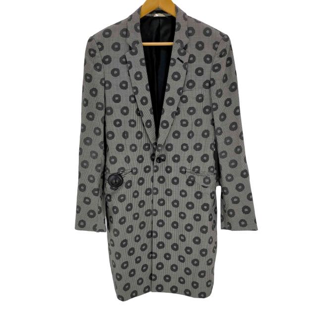 COMME des GARCONS HOMME PLUS(コムデギャルソンオムプリュス)  08AW  TIME FOR MAGIC期 千鳥格子ロングジャケット メンズ  ss【中古】【ブランド古着バズストア】