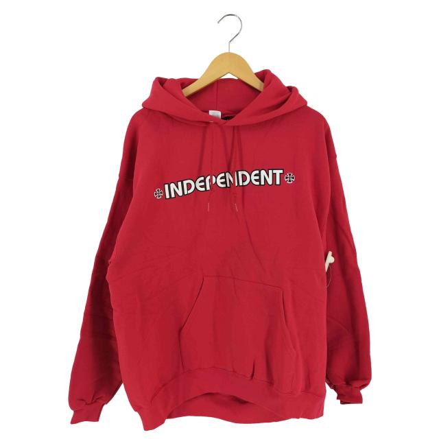 INDEPENDENT(インディペンデント) 00S メキシコ製 両面プリント プルオーバーパーカー メンズ  L【中古】【ブランド古着バズストア】
