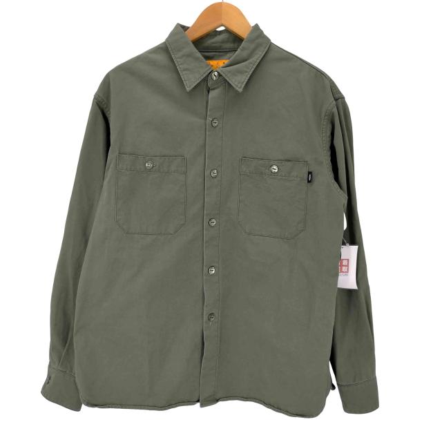 CHALLENGER(チャレンジャー) 25AW SNAKING LOGO WORK SHIRT スネーキング ロゴ ワーク シャツ メンズ JPN：S 【中古】【ブランド古着バズストア】
