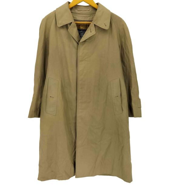 BURBERRY　バーバリー　ステンカラーコート　ノバチェック　カーキ　L バーバリーズ ステンカラーコート ライナー付き ノバチェック Burberry