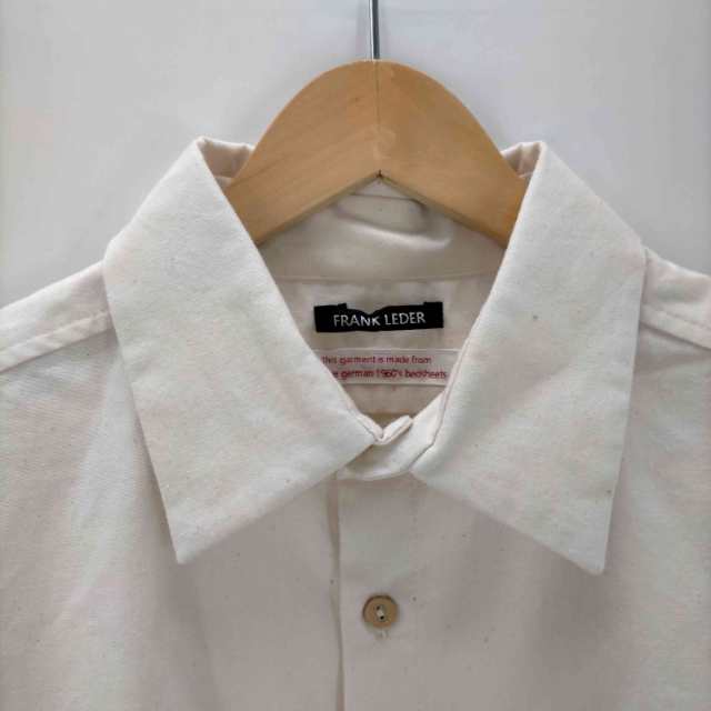 FRANK LEDER(フランクリーダー) プレーン ベッドリネンシャツ 60s VINTAGE BEDSHEET PLAIN SHIRTS メンズ  JPN：M 【中古】【ブランド古着｜au PAY マーケット