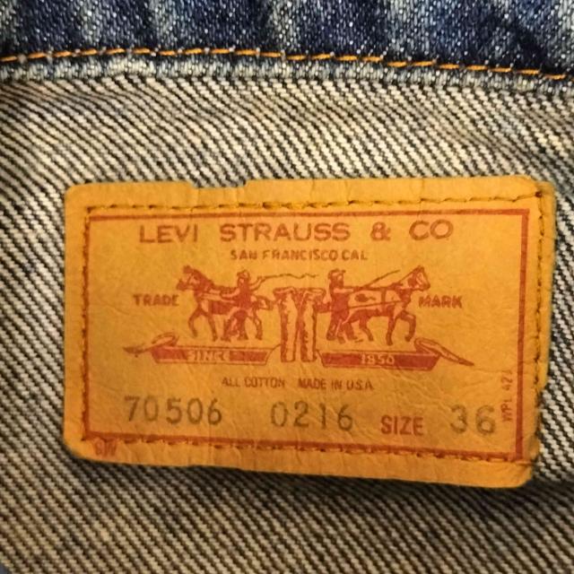Levis(リーバイス) 80s USA製 ボタン裏 527 70506-0216 インディゴ