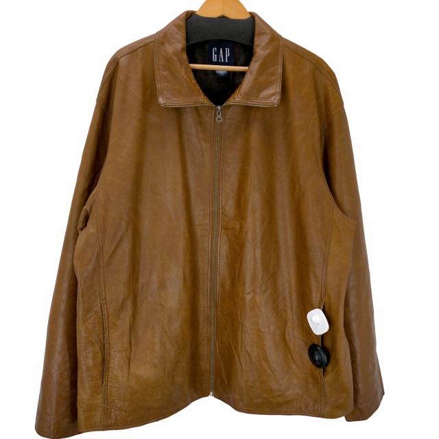 Gap(ギャップ) OLD GAP キャメル ビッグサイズ フルジップ レザー 