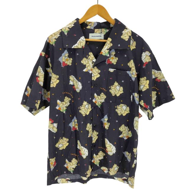 USED古着(ユーズドフルギ) {{CHLOe NARDIN}}PJ POPLIN SHIRT BEDTIME LIMITED メンズ import：M 【中古】【ブランド古着バズストア】