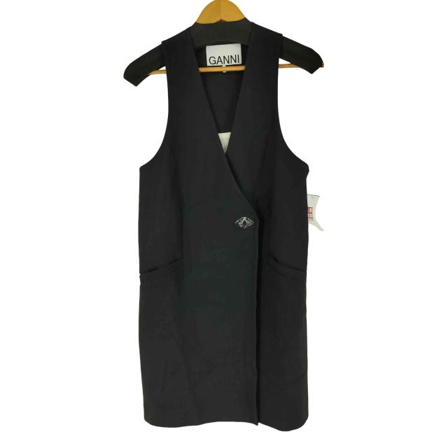Ganni(ガニー) Suiting Vest ロングジレ レディース 表記無 【中古】【ブランド古着バズストア】