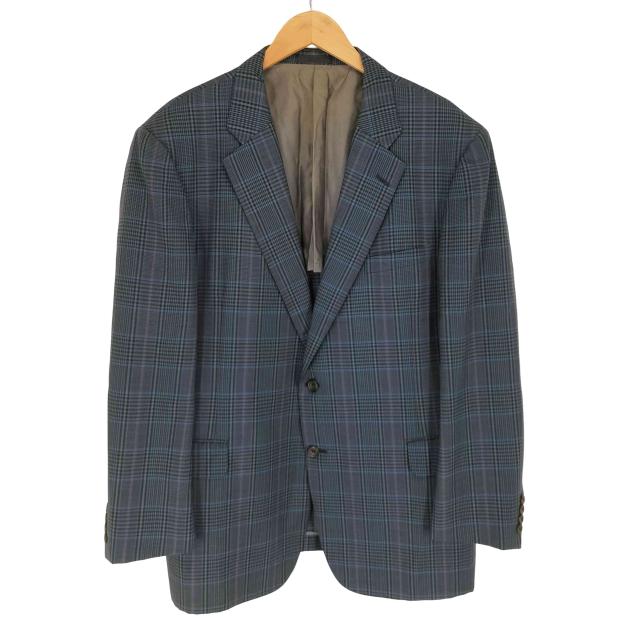 BURBERRYS(バーバリーズ) ウールモヘア 背抜きシングルテーラードジャケット メンズ 表記無 【中古】【ブランド古着バズストア】