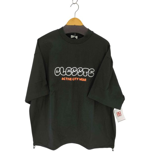 USED古着(ユーズドフルギ) {{CLESSTE}} BUBBLE LOGO PRINT MASSIVE T-SHIRT WITH DRAWSTRINGS メンズ FREE 【中古】【ブランド古着バズストア】