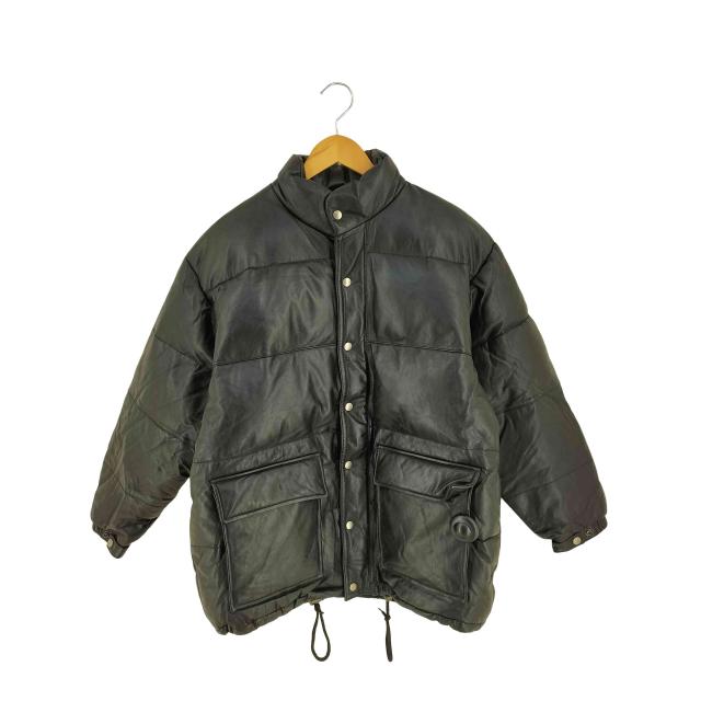 USED古着(ユーズドフルギ) Cow Leather ダウンジャケット メンズ  36【中古】【ブランド古着バズストア】