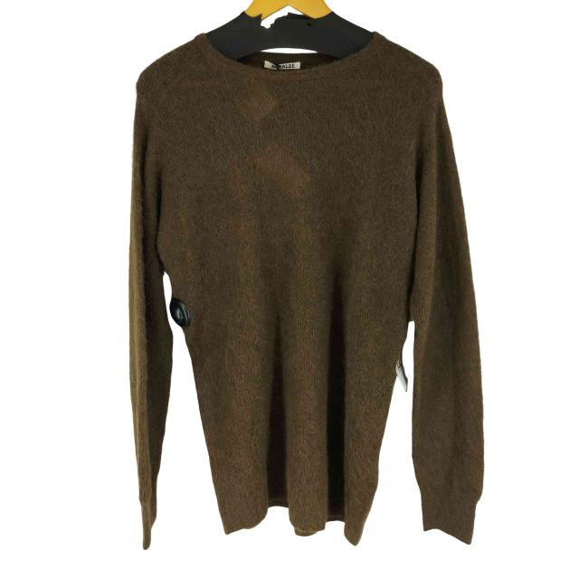 AURALEE(オーラリー) 25AW BABY SURI ALPACA SHEER KNIT P/O メンズ JPN：4 【中古】【ブランド古着バズストア】