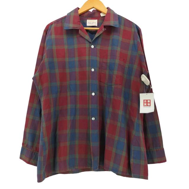ARROW(アロー) 60S KING COTTON チェックオープンカラーシャツ 16 1/2 メンズ 16 1/2【中古】【ブランド古着バズストア】