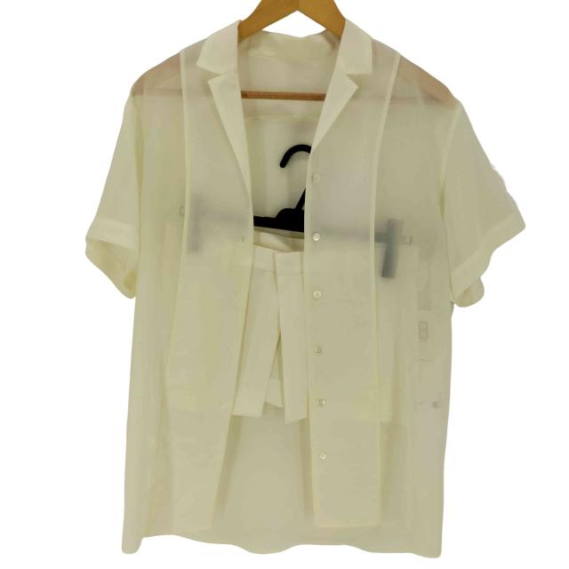 LE CIEL BLEU(ルシェルブルー) Sheer Combo Shirts レディース  36【中古】【ブランド古着バズストア】の通販は 7,845円