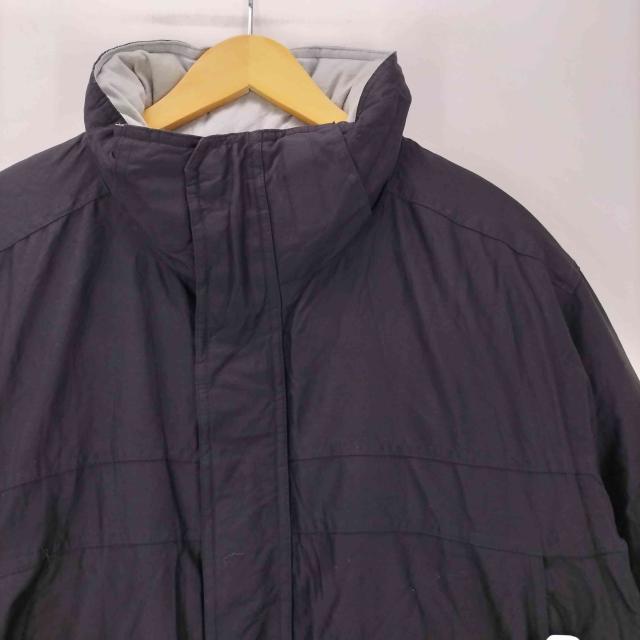 L.L.Bean(エルエルビーン)  DOWN グースダウン 八の字ジップ ポケット スタンドネック ジャケット ブルゾン メンズ import：L 【中古】【ブランド古着バズストア】