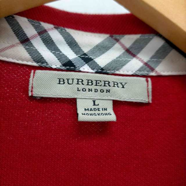 BURBERRY LONDON(バーバリーロンドン) 裾ロゴ刺繍 7分袖鹿の子