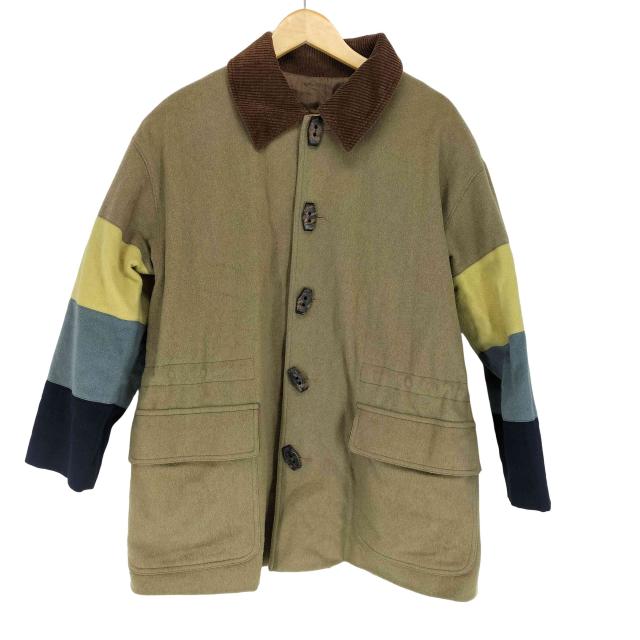 USED古着(ユーズドフルギ) {{paiou}} 襟コーデュロイバック刺繍ウール  