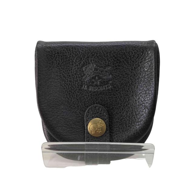 IL BISONTE(イルビゾンテ) フロントロゴ刻印レザーケース レディース 表記無 【中古】【ブランド古着バズストア】
