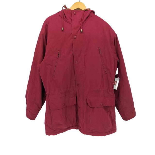 L.L.Bean(エルエルビーン) 70-80s 裏地 ウール チェック フーデッド ハンティングジャケット メンズ import：M 【中古】【ブランド古着バズストア】