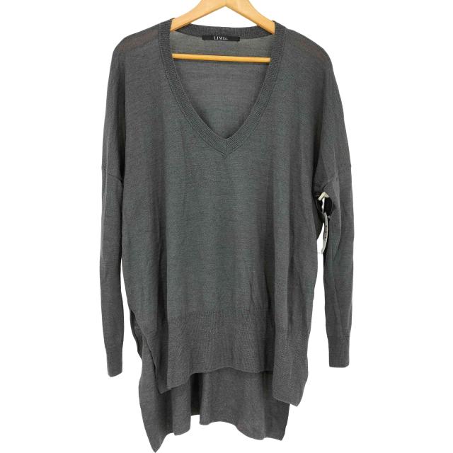 LIMI feu(リミフゥ) ウールレーヨン ロングニットカットソー レディース JPN：S 【中古】【ブランド古着バズストア】