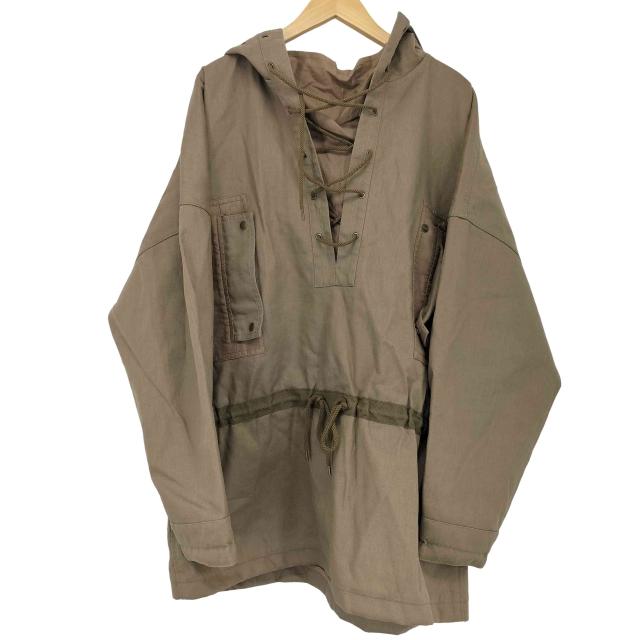 kolor(カラー) 16SS lace up Smock Parka pants レースアップスモックパーカー アノラック ショートパンツ リネン メンズ 3【中古】【ブランド古着バズストア】