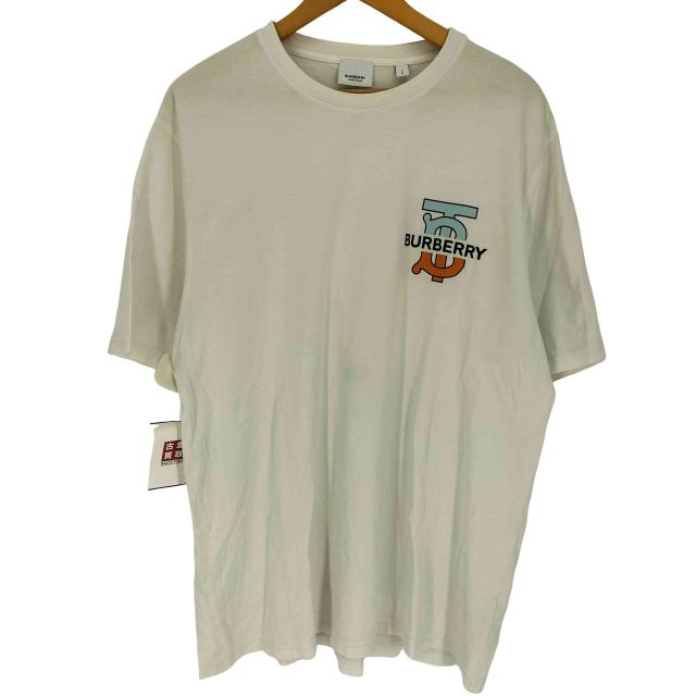 BURBERRY LONDON(バーバリーロンドン) GANTHER TB Tシャツ レディース import：L 【中古】【ブランド古着バズストア】