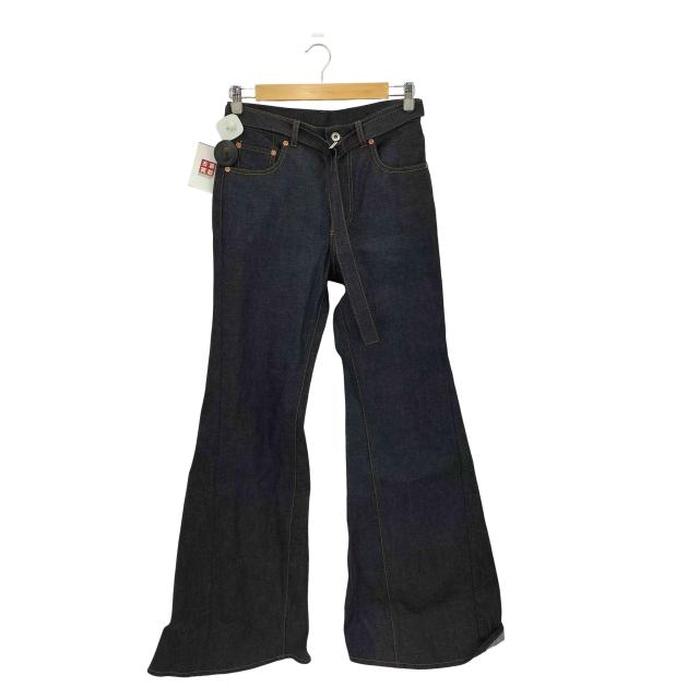 Sacai(サカイ) 24ss Denim Pants ベルテッドフレアデニムパンツ レディース  2【中古】【ブランド古着バズストア】