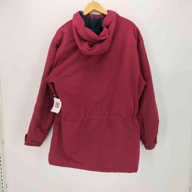 L.L.Bean(エルエルビーン) 70-80s 裏地 ウール チェック フーデッド ハンティングジャケット メンズ import：M 【中古】【ブランド古着バズストア】