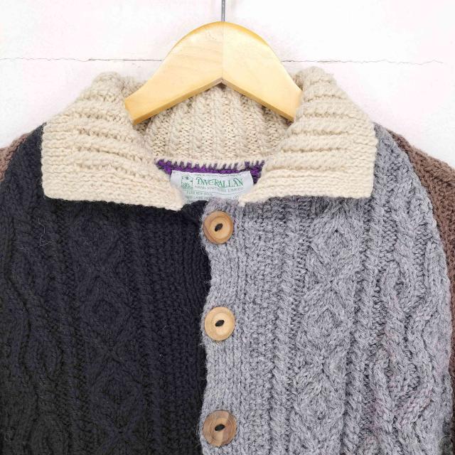 INVERALLAN(インバーアラン) クレイジーパターンハンドニット