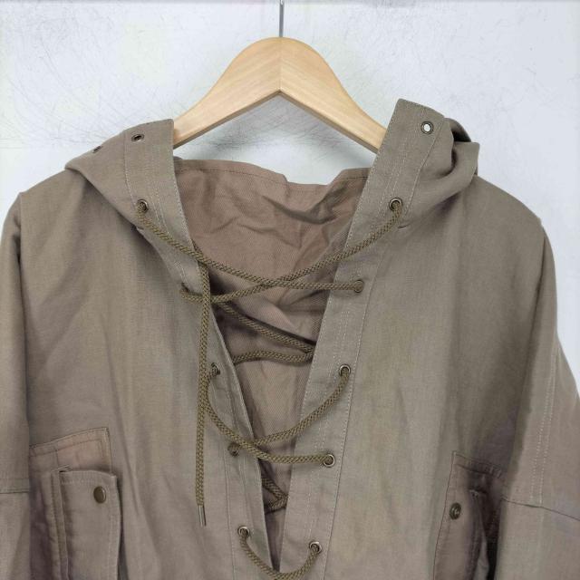 kolor(色合い) 16SS lace up Smock Parka pants レースアップスモックパーカー パーカ 遊撃手ズボン下 リネン メンズ  3【中古】【ブランド名古着バズストア】