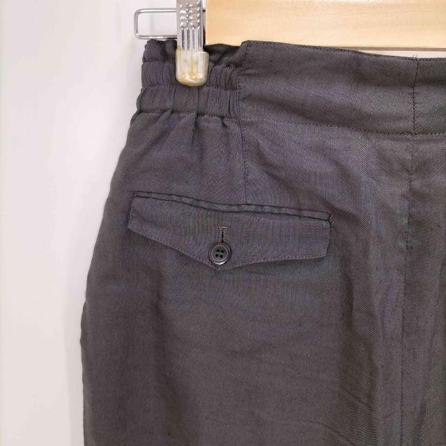 Ys for men(ワイズフォーメン) LQ 90S 98AW レーヨン リネン ベルテッド 2タック スラックス パンツ メンズ JPN：M 【中古】【ブランド古着バズストア】 Ys for men(ワイズフォーメン) LQ 90S 98AW レーヨン リネン