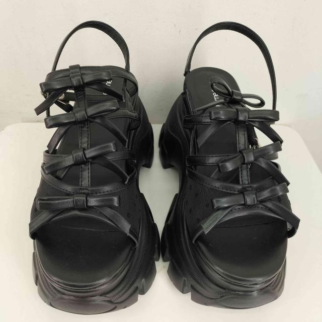 靴 M me eme Sheer dot ribbon sport sandal S M.me.eme Sheer dot ribbon sport sandal