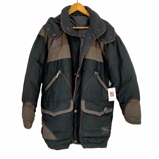 USED古着(ユーズドフルギ) {{ONE TOP}} 70-80s フィンランド製 OPTIジップ パッカブル レザー切替ダウンジャケット メンズ 表記無 【中古】【ブランド古着バズストア】の通販は 10,989円