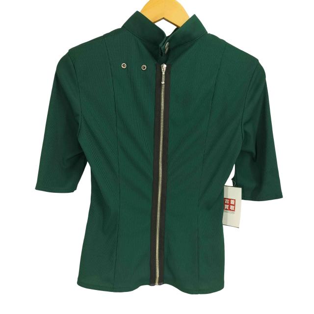 USED古着(ユーズドフルギ) EJ SHEYANG ジップアップ S/S カットソー レディース 表記無 【中古】【ブランド古着バズストア】