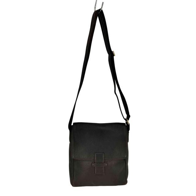 Ermenegildo Zegna(エルメネジルドゼニア) レザーショルダーバッグ メンズ 表記無 【中古】【ブランド古着バズストア】