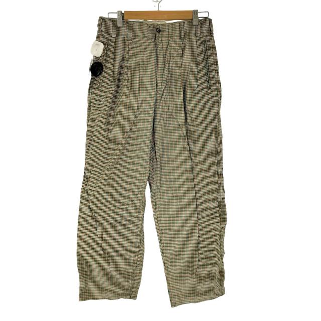 NIGEL CABOURN(ナイジェルケーボン) 旧タグ 2タックチェックパンツ メンズ  3【中古】【ブランド古着バズストア】
