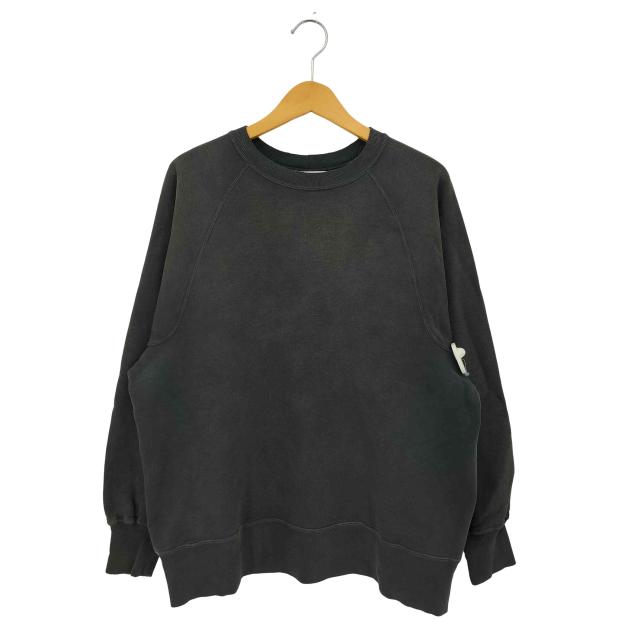 GLADHAND(グラッドハンド) AKOM - SWEAT 10.7Oz GUSSET ACTION SLEEVE 10.7オンス ゲスト アクション ダメージ加工 ラグランスリーブスウェット トレーナー メンズ 【中古】【ブランド古着バズストア】
