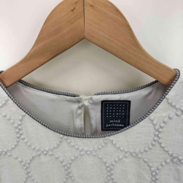 mina perhonen(ミナペルホネン) 18SS タンバリン サークル刺しゅう