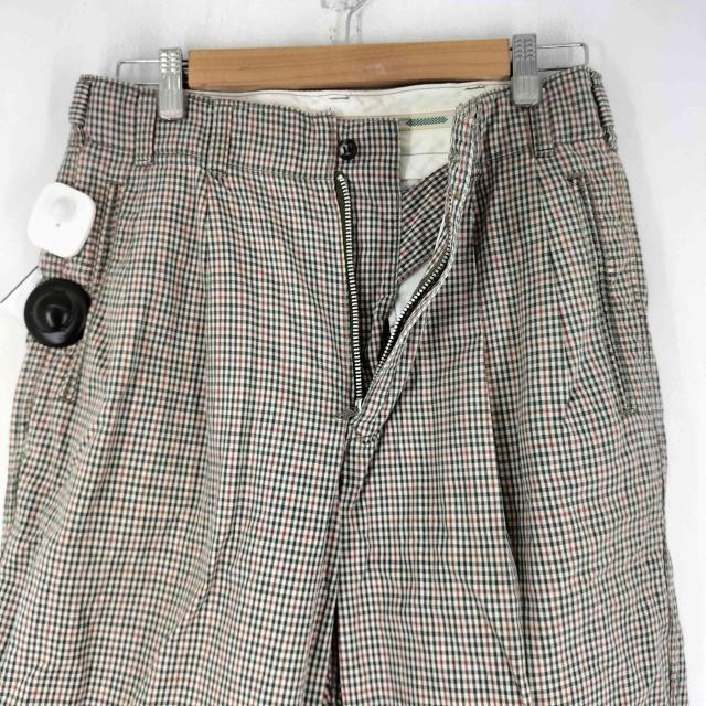 NIGEL CABOURN(ナイジェルケーボン) 旧タグ 2タックチェックパンツ メンズ  3【中古】【ブランド古着バズストア】