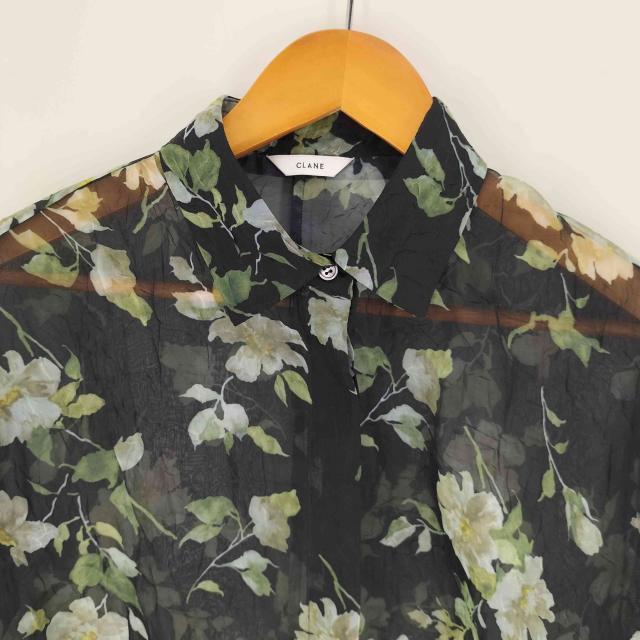 CLANE(クラネ) SHEER FLOWER SHORT SLEEVE SHIRTS レディース JPN：1 