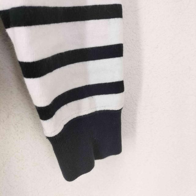 THE BLACK EYE PATCH(ザブラックアイパッチ) HWC LABEL STRIPED L/S TEE メンズ  M【中古】【ブランド古着バズストア】 THE BLACK EYE PATCH(ザブラックアイパッチ) HWC LABEL STRIPED L/S