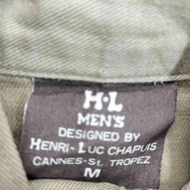 Henri-Luc Chapuis(アンリリュシャピュイ) リネンジップブルゾン メンズ  M【中古】【ブランド古着バズストア】