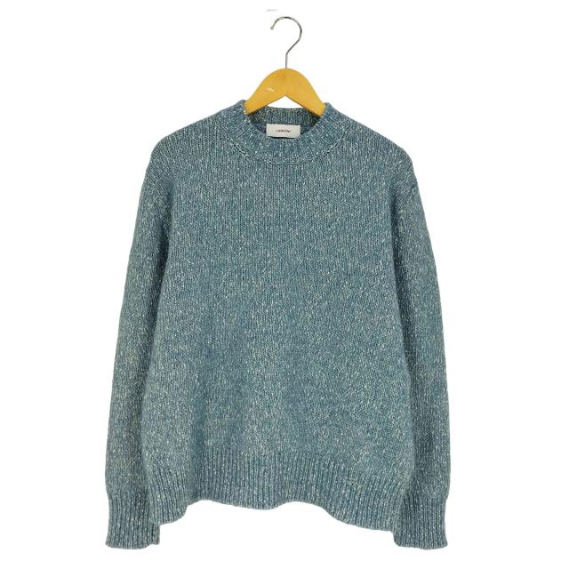 LARDINI(ラルディー二) イタリア製 コットンアルパカ メランジクルーネックニット メンズ import:L 【中古】【ブランド古着バズストア】の通販は