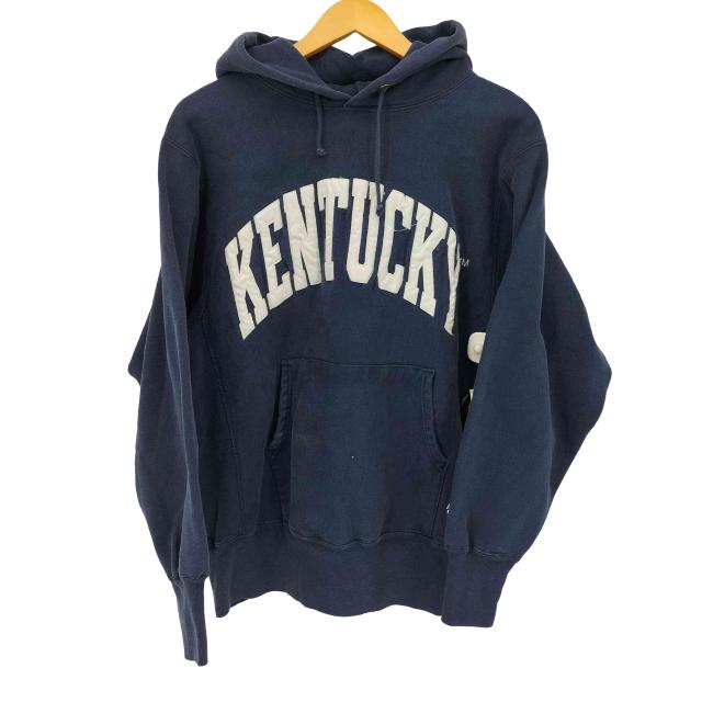 Champion(チャンピオン) 90S USA製 REVERSE WEAVE アーチロゴ フーディパーカー  メンズ import：XL 【中古】【ブランド古着バズストア】