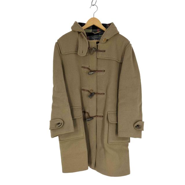 Gloverall(グローバーオール) 90s 英国製 ウール混 裏地チェック トグル ダッフルコート メンズ UK：42 【中古】【ブランド古着バズストア】