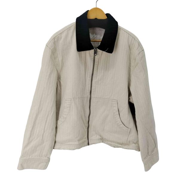 ZARA(ザラ) CONTRAST STRIPED TEXTURED JACKET メンズ JPN：XL 【中古】【ブランド古着バズストア】