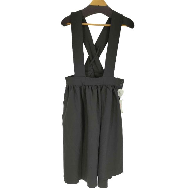 BLACK COMME des GARCONS(ブラックコムデギャルソン) AD2014 14AW ポリ縮絨 キュロット ジャンプスカート レディース JPN：XS 【中古】【ブランド古着バズストア】