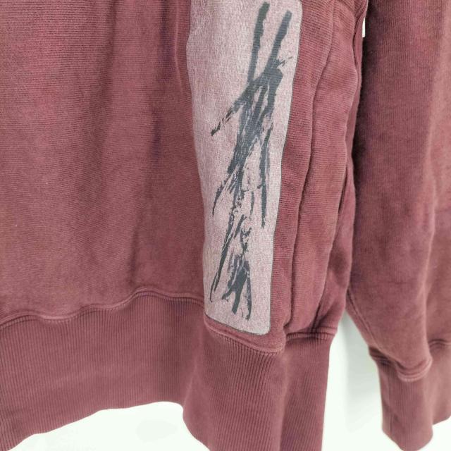 GR10K(ジーアールテンケー) Transcript Stoarage Unbrushed Crewneck Sweatshirt メンズ import：M 【中古】【ブランド古着バズストア】_4