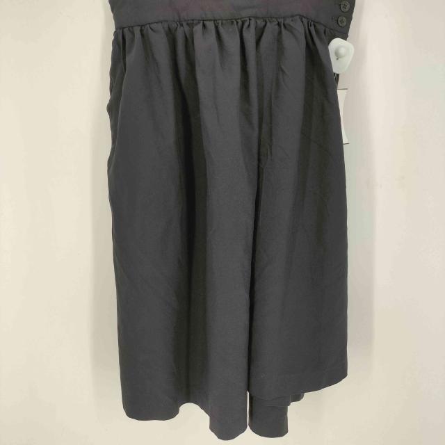 BLACK COMME des GARCONS(ブラックコムデギャルソン) AD2014 14AW ポリ縮絨 キュロット ジャンプスカート レディース JPN：XS 【中古】【ブランド古着バズストア】_4