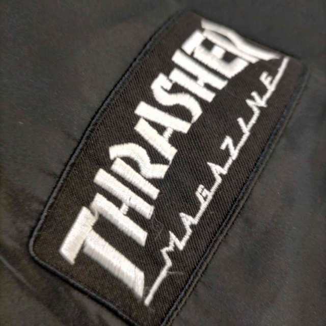 THRASHER(スラッシャー) ロゴパッチ ブルゾンジャケット ボンバー