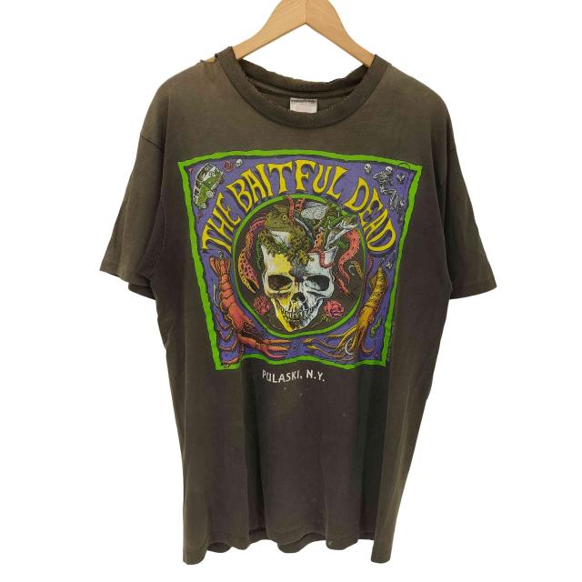 USED古着(ユーズドフルギ) 90S USA製 ONEITA ボディ THE BAITFUL DEAD アーティスト プリント 襤褸 ボロ S/S アート Tシャツ シングルステッチ コピーライト1996 メンズ 【中古】【ブランド古着バズストア】