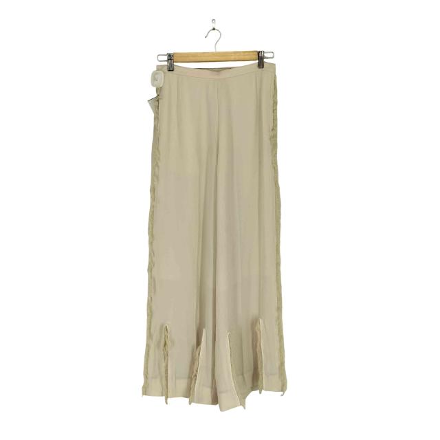 TOGA PULLA(トーガプルラ) ジョーゼットフリンジワイドパンツ レディース 34【中古】【ブランド古着バズストア】